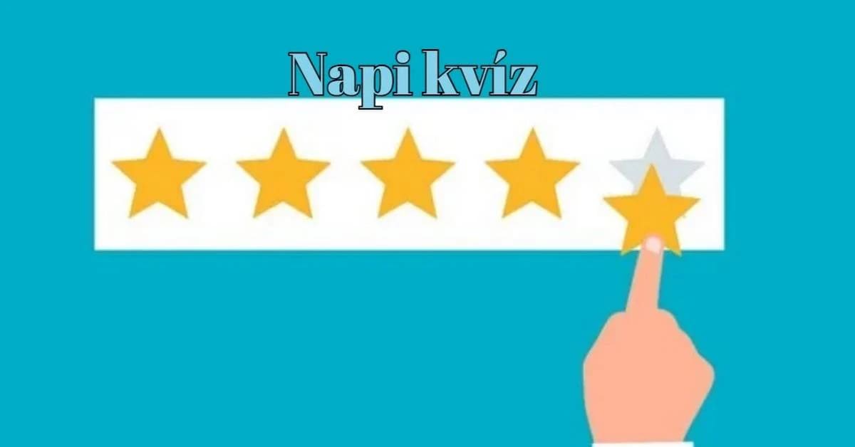 A napi kvíz, ahol az okosság számít – gyűjts legalább 50 pontot, ha igazi kvízguru vagy