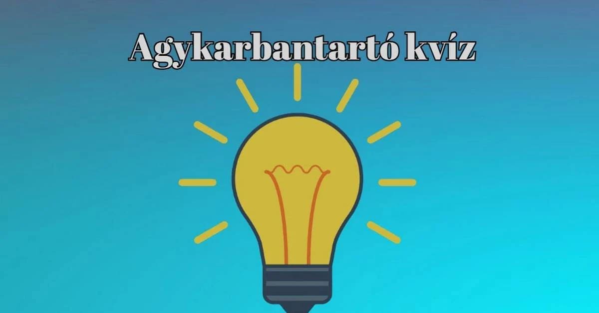 Agykarbantartó napi kvíz, mely néhány könnyed percet ígér neked
