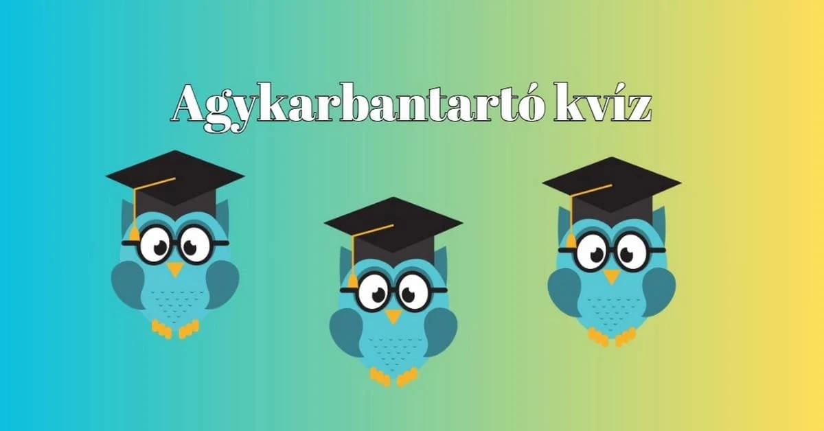 Agypörgető kvíz - Csak a legokosabb 10% szerez legalább 6 pontot ezen a tudáspróbán. Te köztük vagy?