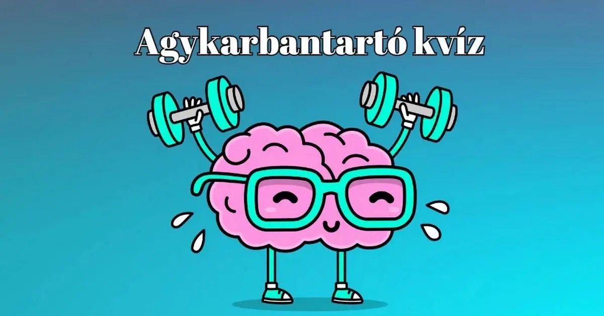 Agykarbantartó - Ez a kvíz 50%-kal javítja az agyad vérkeringését és jobb hangulatot eredményez