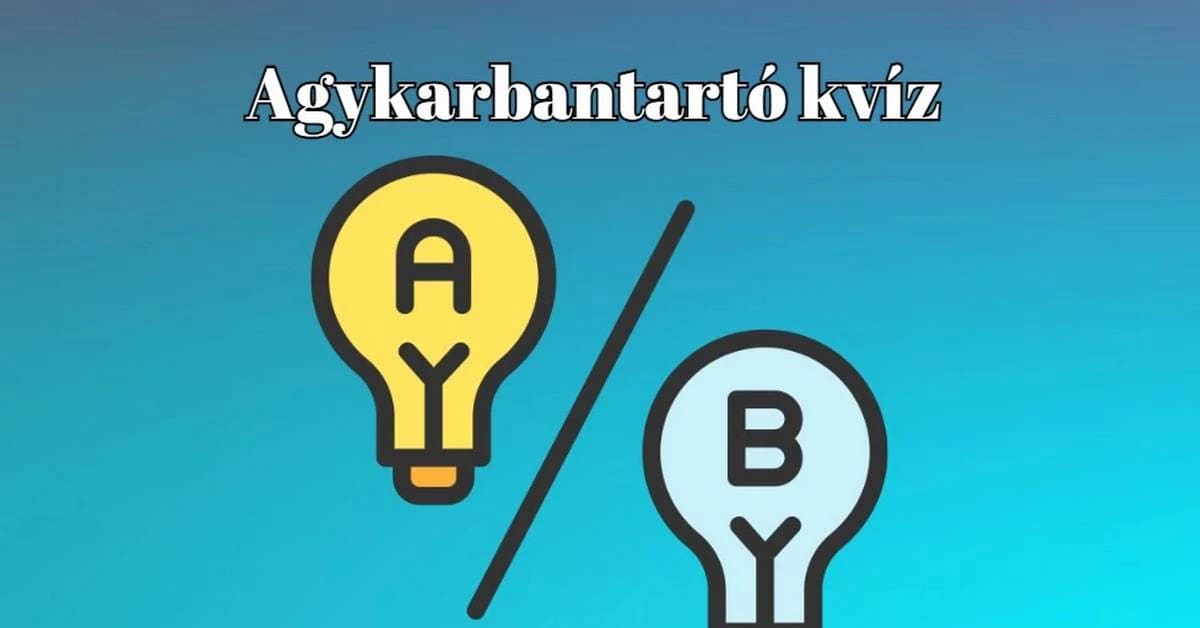 Biztosan meglesz az átlagon felüli eredmény ebben a napi műveltségi kvízben is