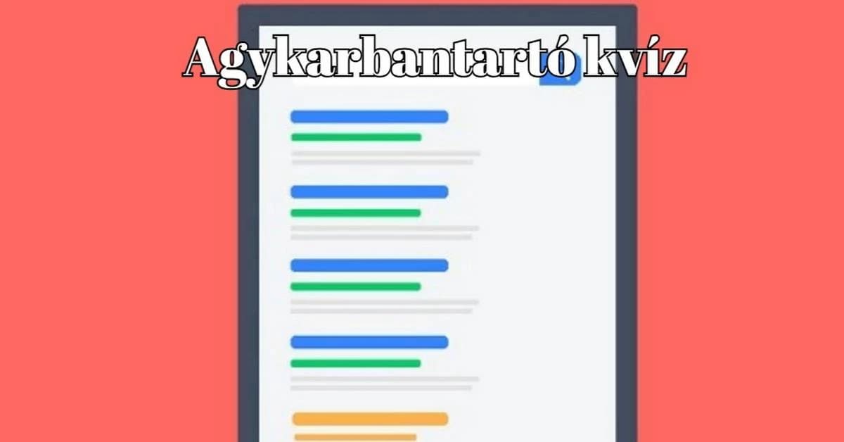 Ebben a mai napi kvízben sem babra megy a játék