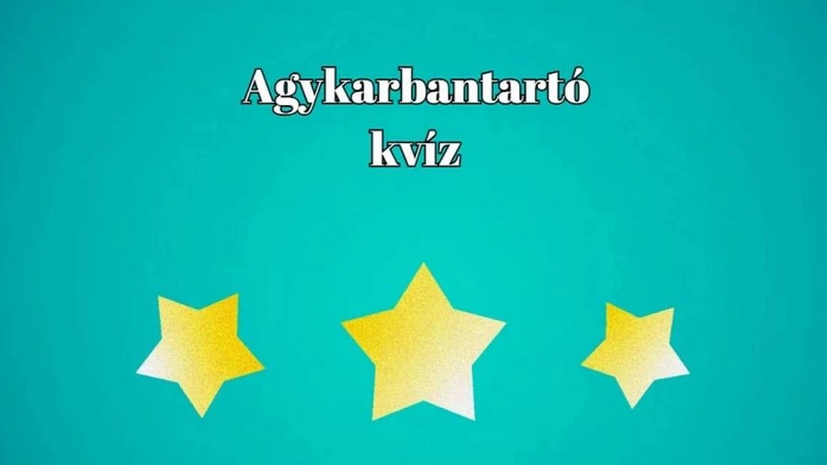 Ezt a kétperces napi műveltségi kvízünket sem érdemes kihagynod