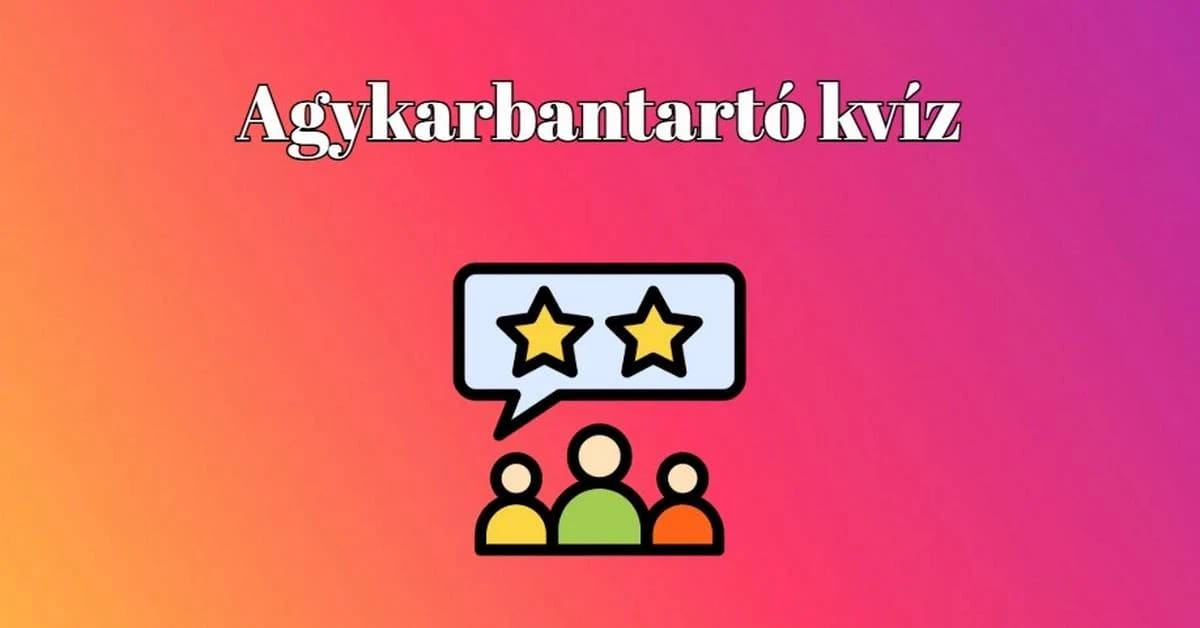 Ezt a napi kvízt csak a legkiválóbbak játsszák le hibátlanul