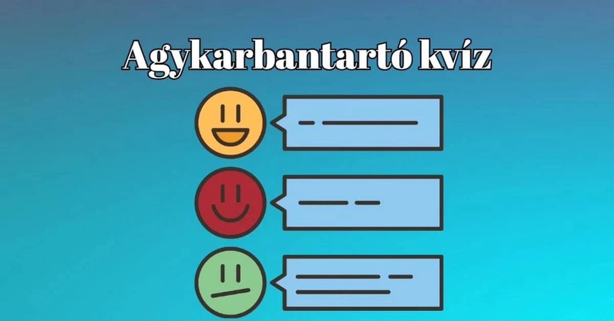 Ha 5-nél több helyest választ adsz, te is jobb vagy az átlagnál - Napi kvíz