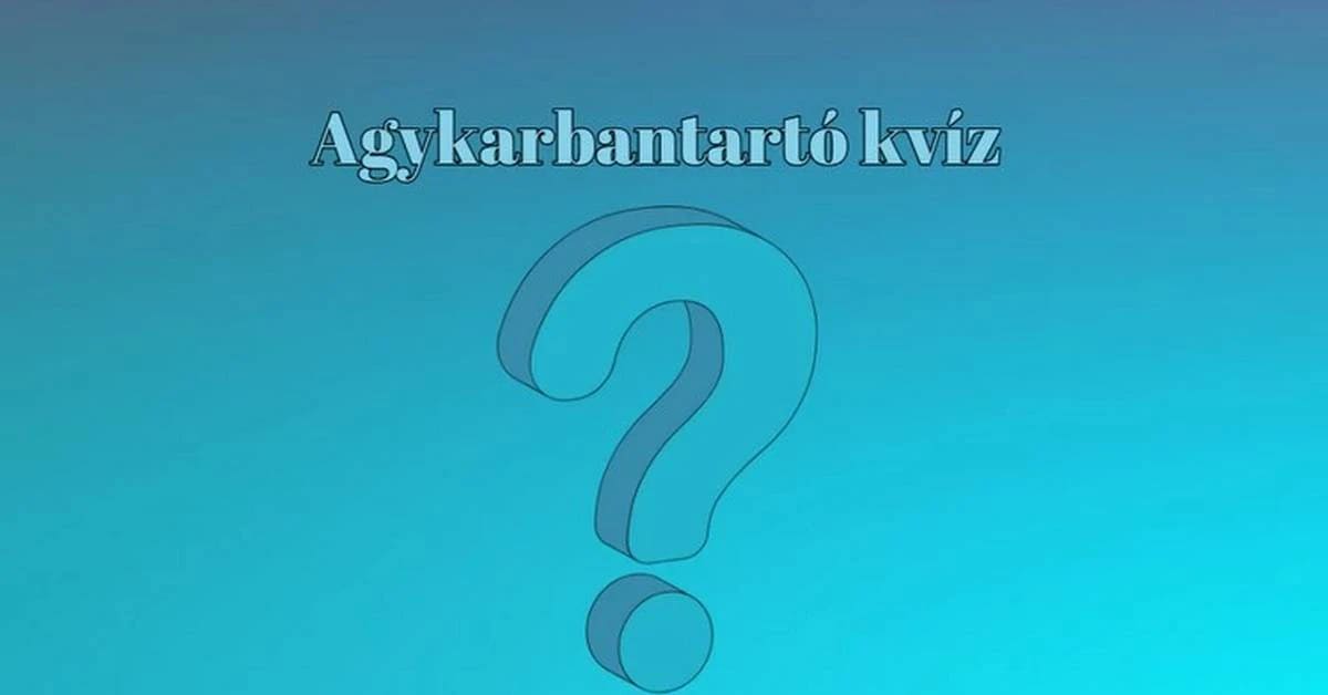 Itt az új napi kvíz - Ismét mindenből egy kicsi