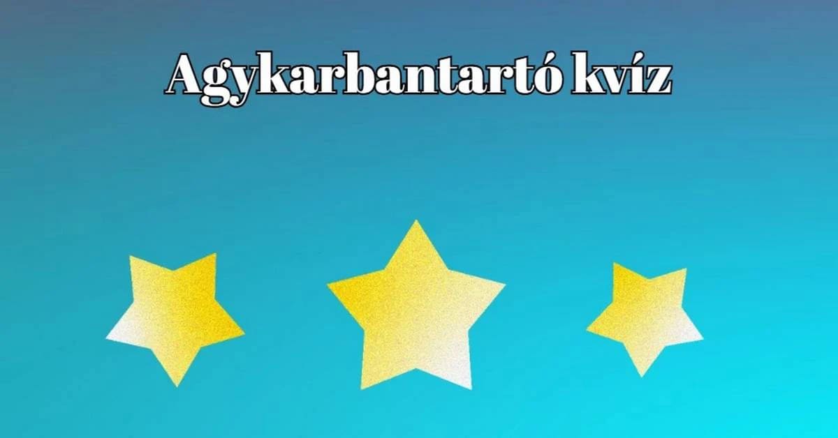 Kvíz: Vajon neked is sikerül a kérdések több mint felére a helyes választ megjelölni?