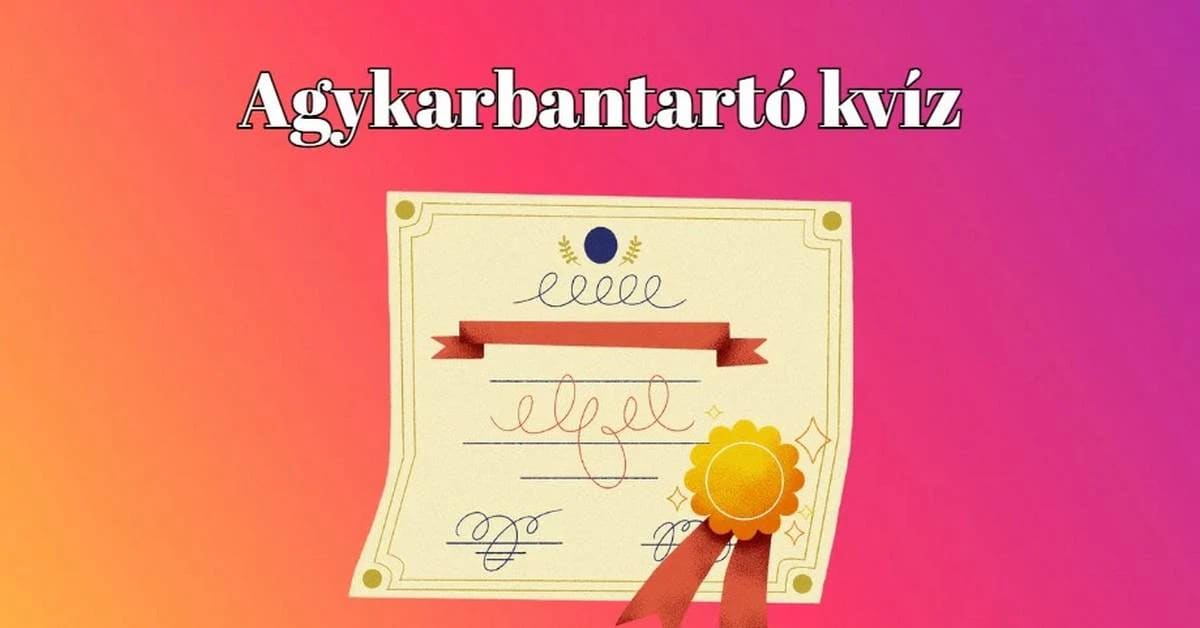 Lássuk, hogy veszed az akadályokat ebben a napi kvízben