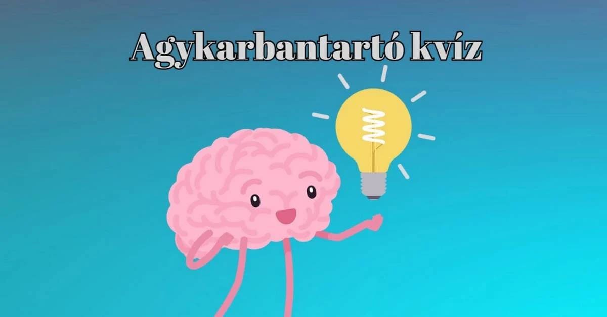 Napi agykarbantartó kvíz - Napi 1-2 kvíz garantáltan frissen tartja az agyat. Legyen ez az egyik!