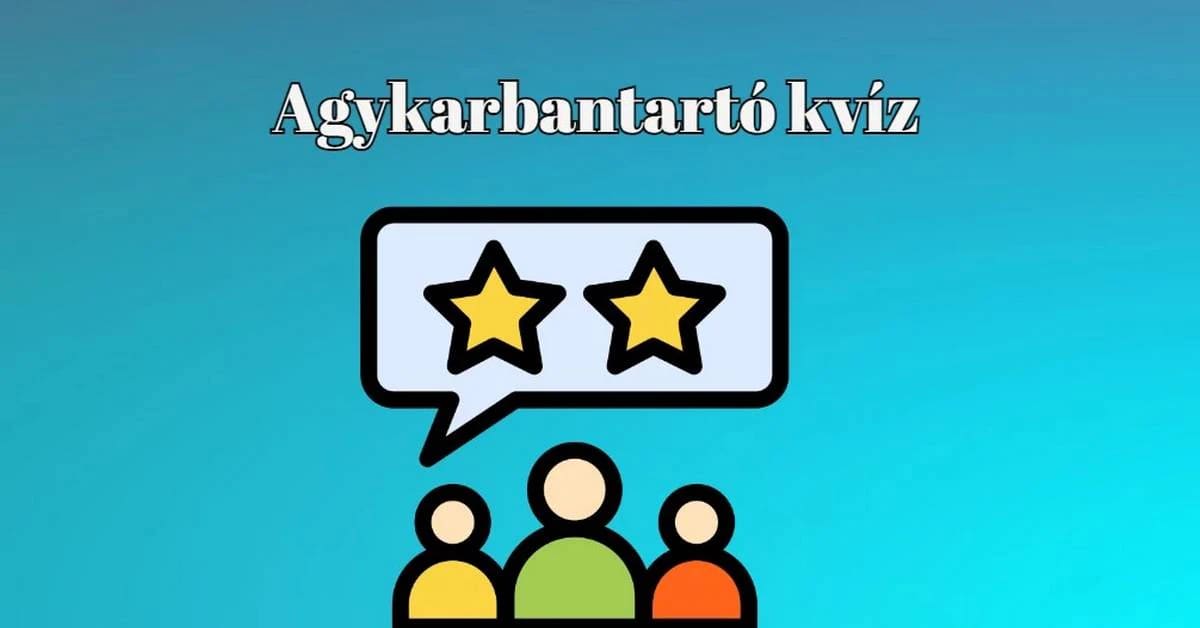 Friss napi kvíz: Ha a hatnál több helyes választ adsz, átlag felett teljesítesz