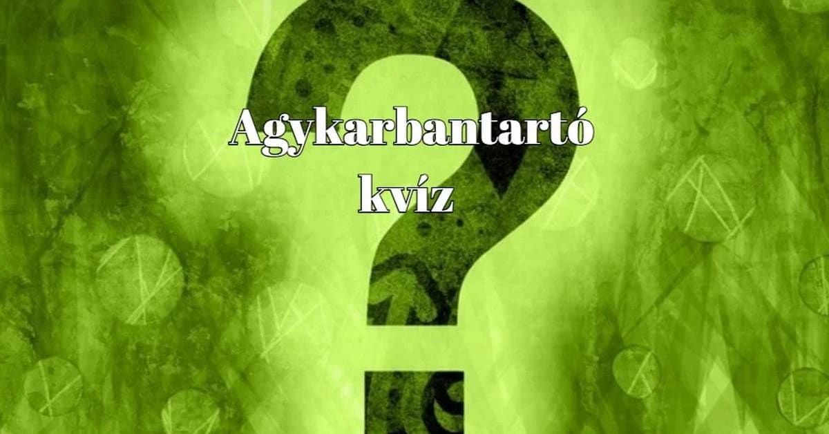 Napi kvíz: Nyolc kérdés, amely megmozgatja az agyat