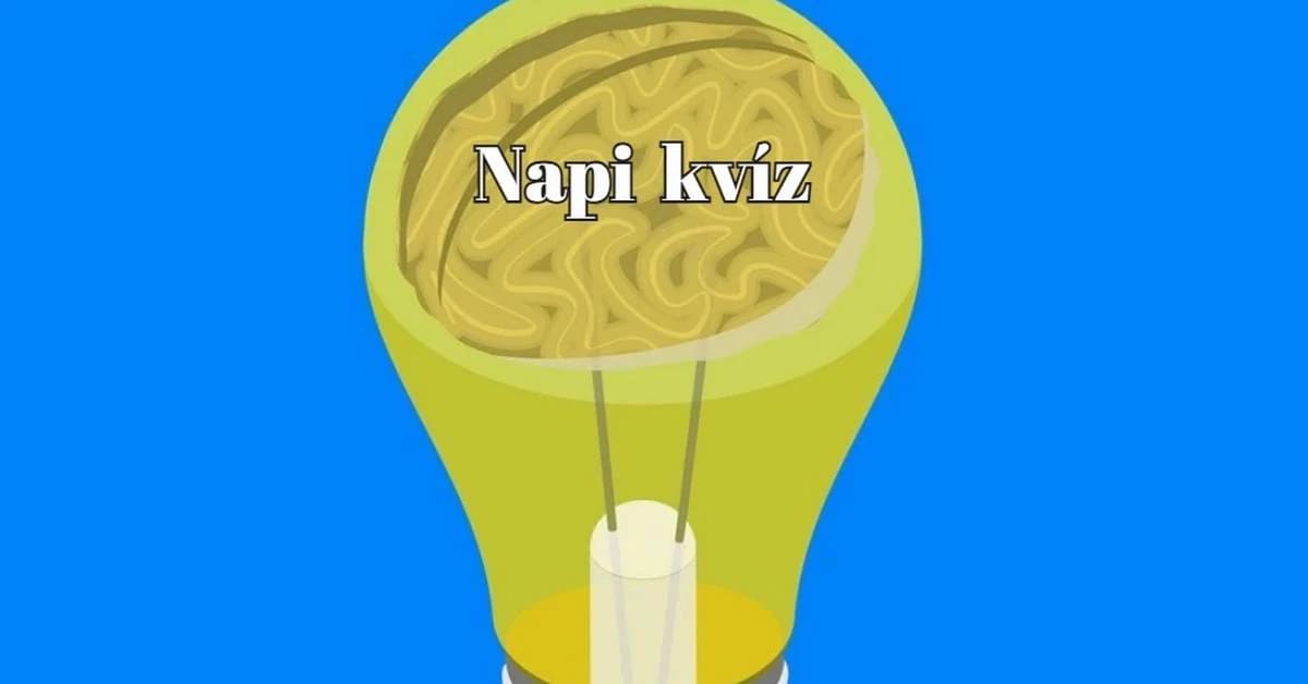 Napi kvíz - Pörgesd fel az agyad ezekkel a ezekkel a kvízkérdésekkel