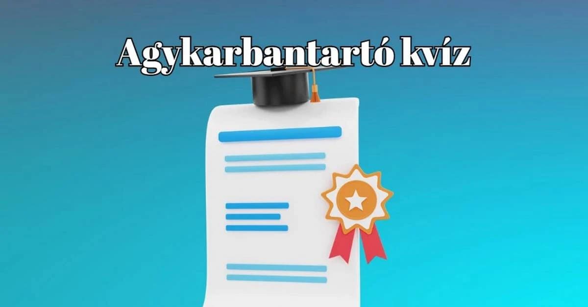 Nincs kockázat, mellékhatás, csak egy kis szórakozás - Napi kvíz