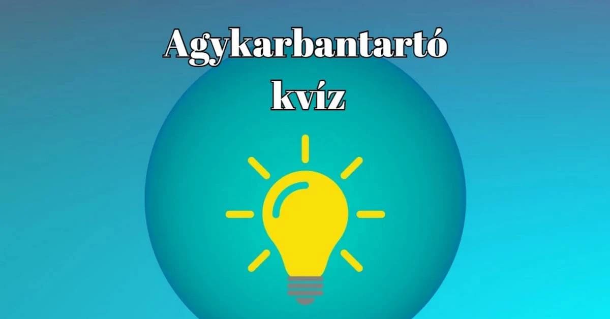 Százból 10 ember tudja hibátlanul kitölteni ezt a napi kvízt