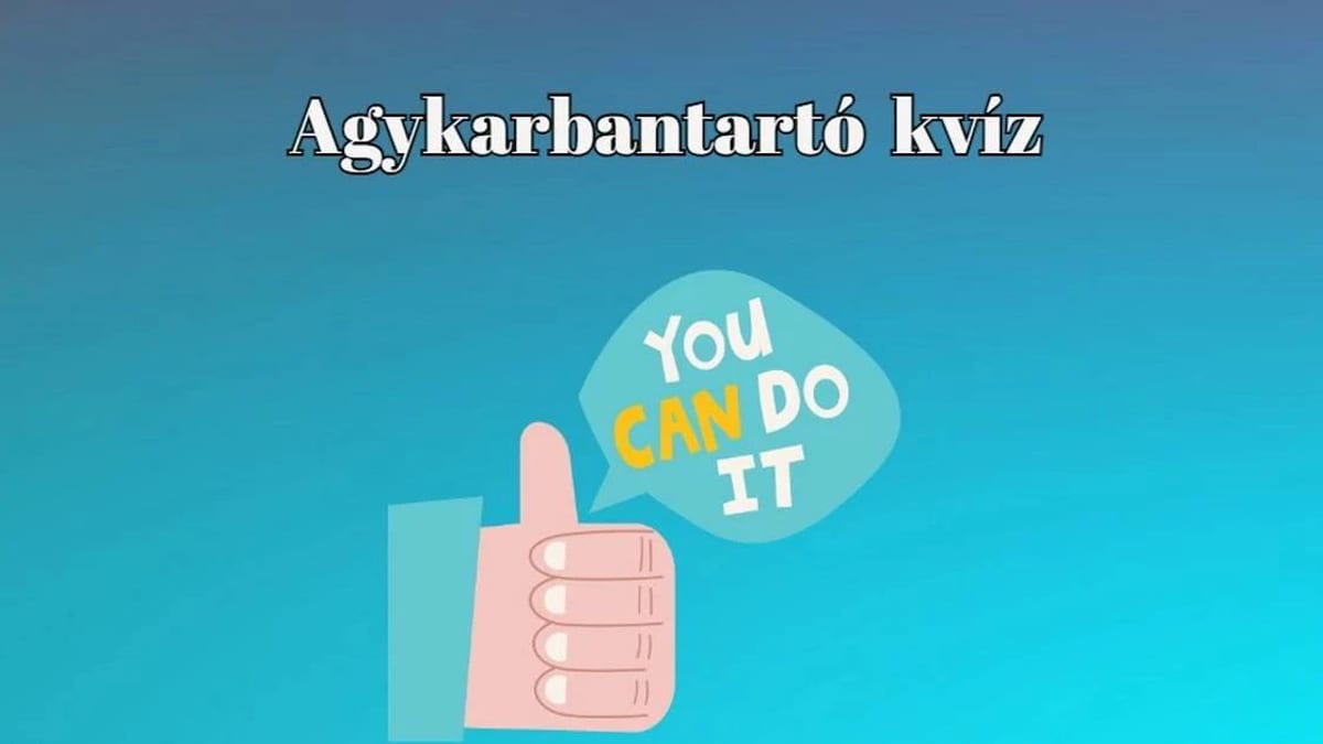 Teszteld magad, mennyire vág gyorsan az eszed - Napi kvíz