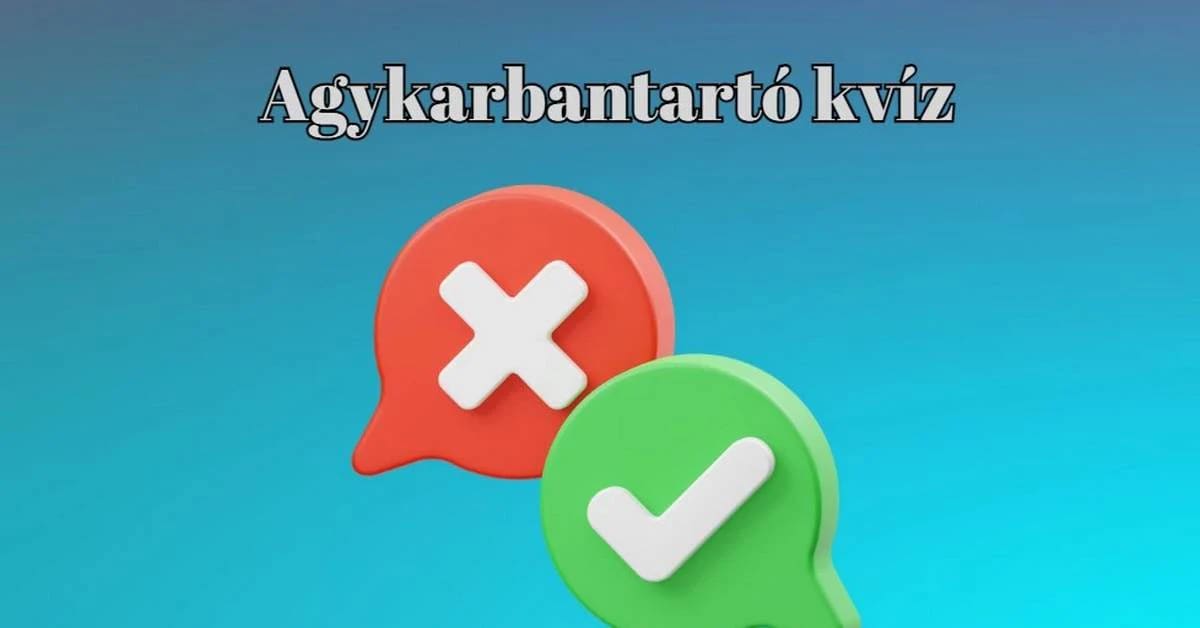 Vajon kifog rajtad? - Napi agykarbantartó kvíz